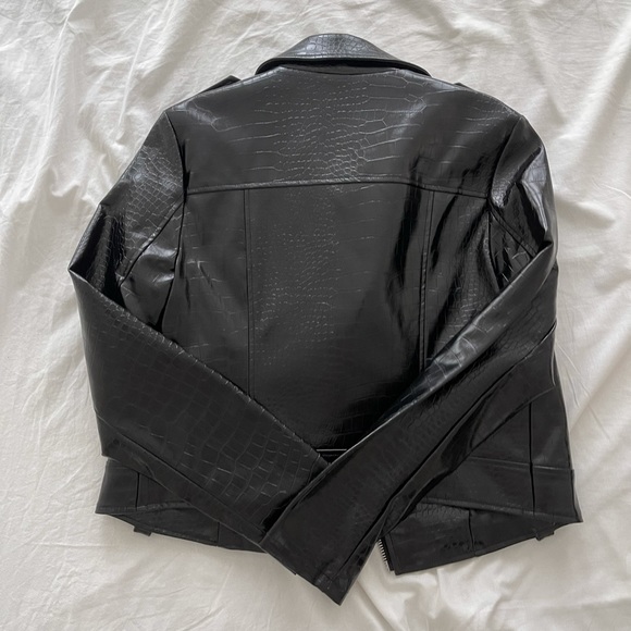 Topshop Leather Jacket - Picture 3 of 3